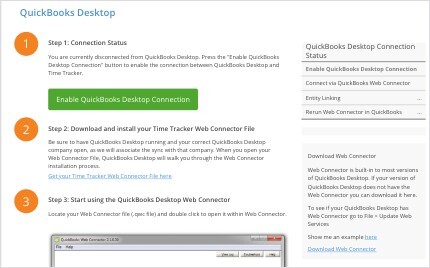 QuickBooks Desktop Step 1 Enable Connection