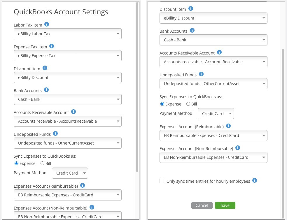 QuickBooks Online Account Settings
