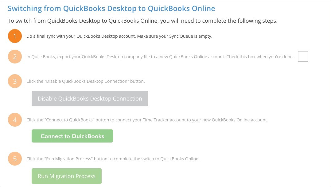 Switch from QuickBooks Desktop to QuickBooks Online