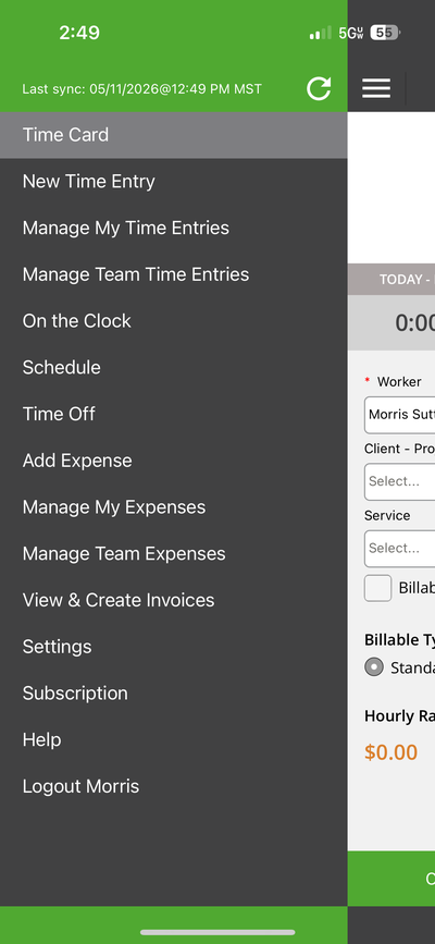 Mobile - Navigation Menu 2